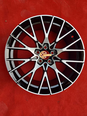 Black Glossy ET29 19 Inch Aluminum Rims , Black 5x120 19 Inch Rims