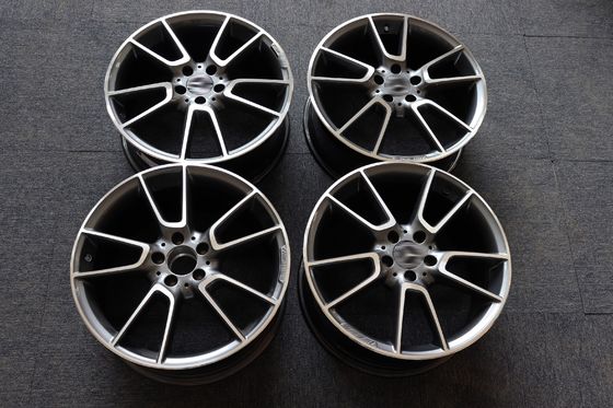 66.6 Hole Mercedes Benz 19 Inch AMG Rims , Titanium Grey Automotive Wheel Rims